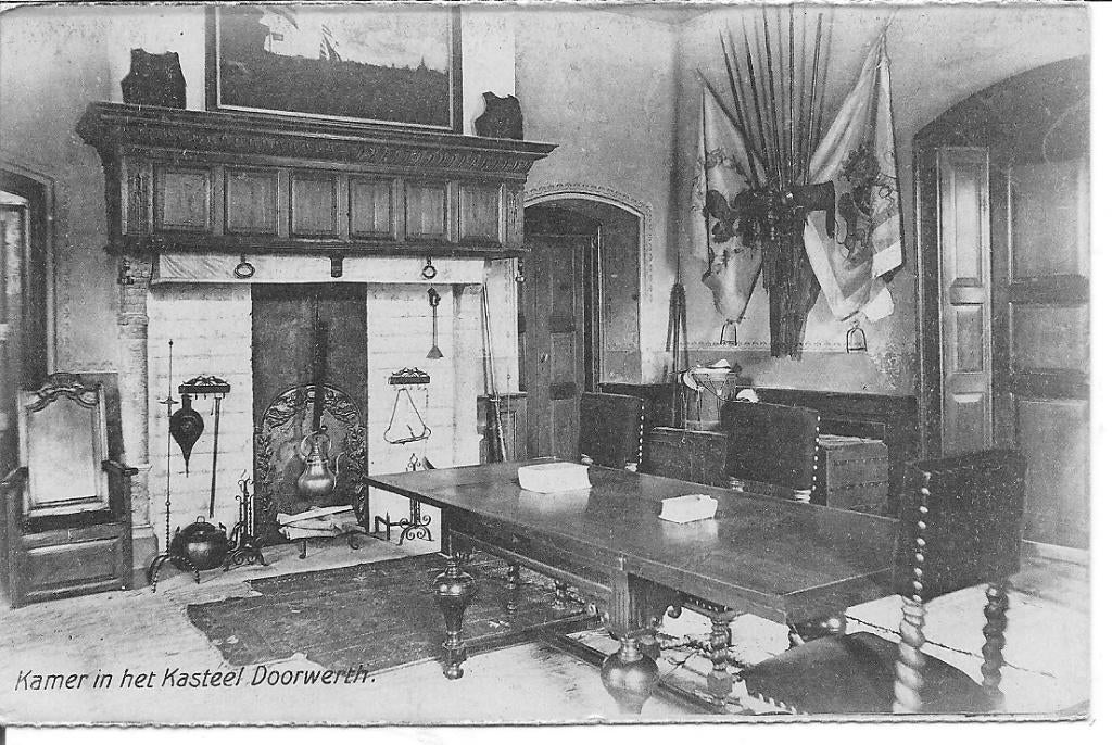 Kamer in Kasteel Doorwerth, Ophalen of Verzenden, 1920 tot 1940, Ongelopen, Gelderland