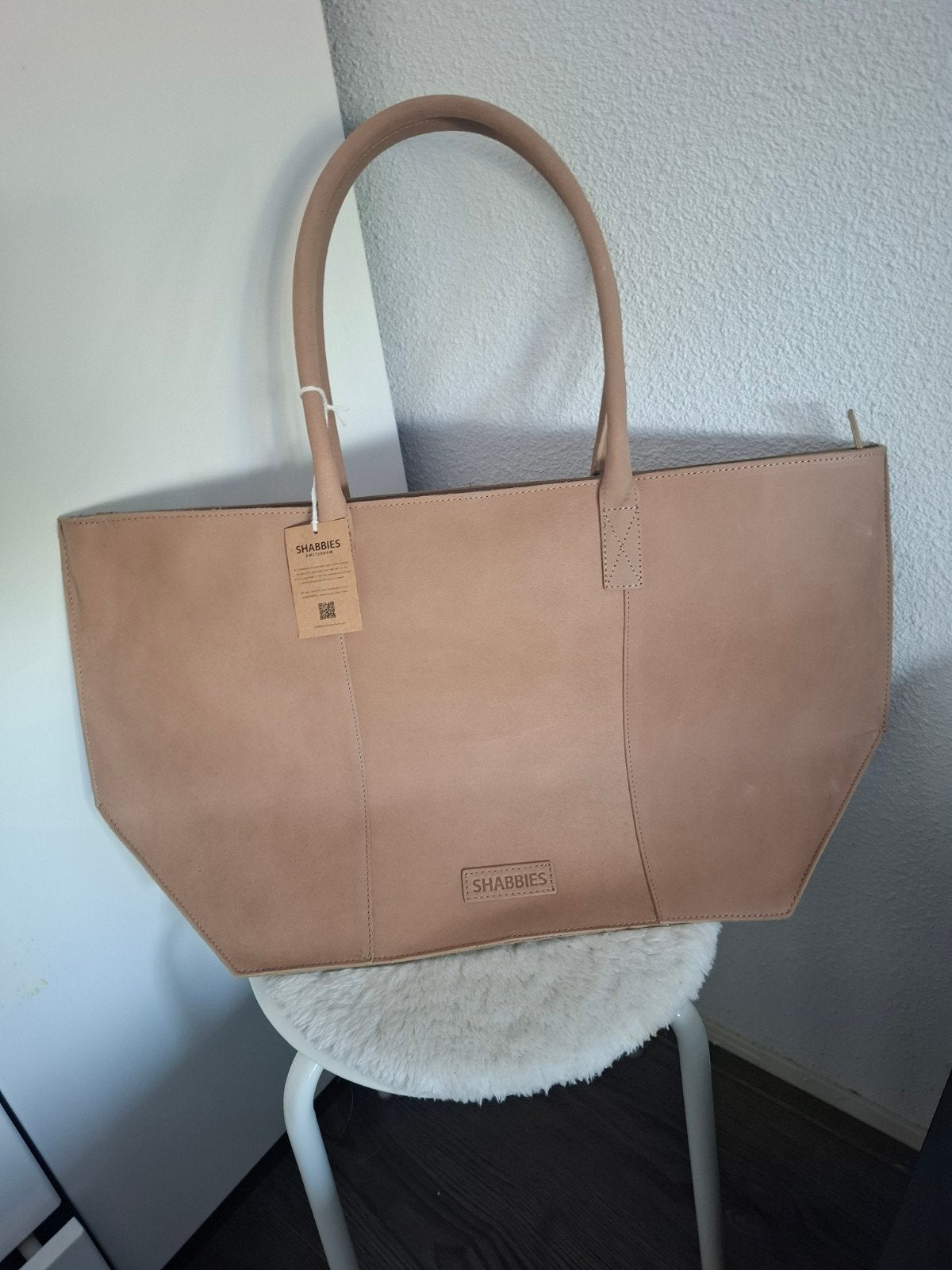 Shabbies leren tas nieuw, Ophalen of Verzenden, Nieuw, 30 cm of meer, Minder dan 35 cm