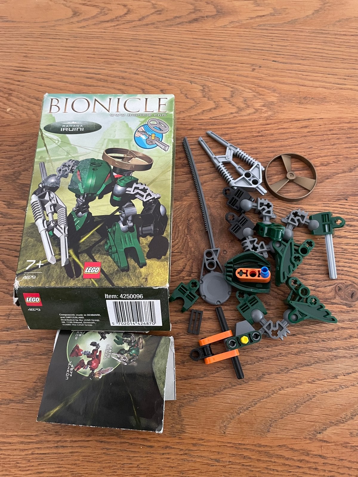 Lego Bionicle Rahaga Iruini 4879 met doos en instructies, Gebruikt, Bionicle, Lego, Ophalen of Verzenden