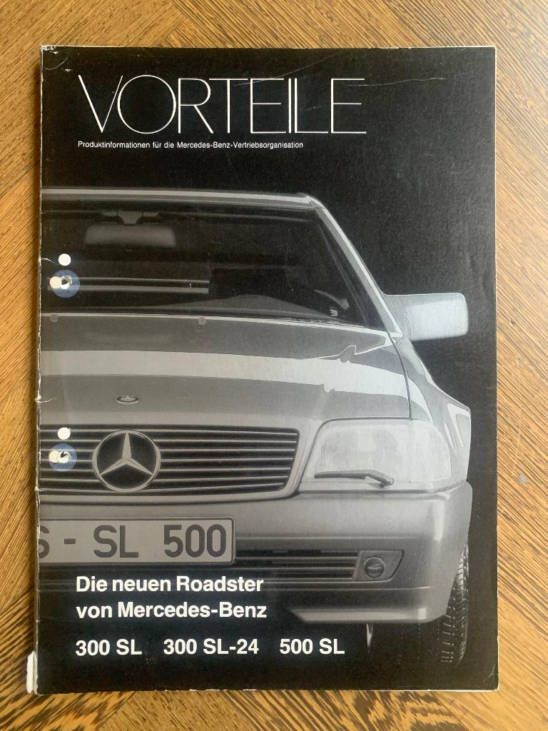 Product informatie map Mercedes-Benz SL-klasse R129 1989, Boeken, Gelezen, Mercedes-Benz, Mercedes, Ophalen of Verzenden