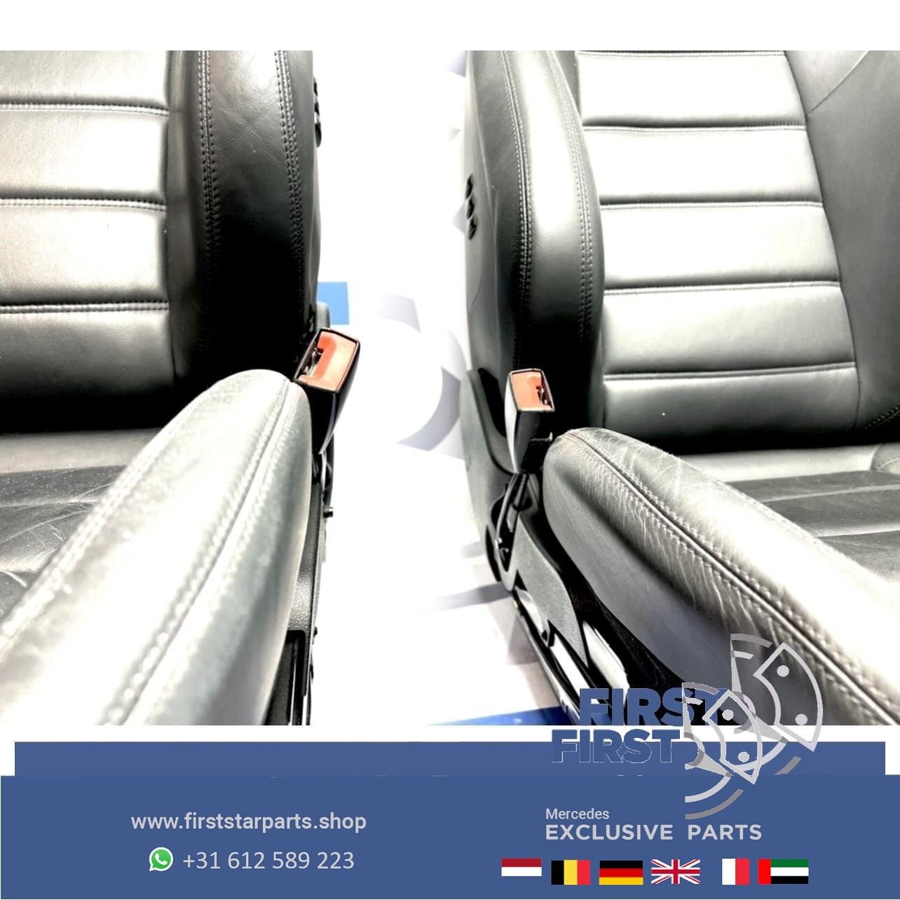 W204 C63 AMG interieur Mercedes C Klasse 63 kuip stoelen bek, Auto-onderdelen, Gebruikt, -, Ophalen of Verzenden, -