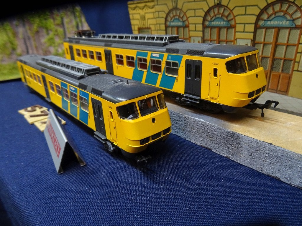 577=Fleischmann 4470 SPRINTER van de Ned. spoorwegen.  87, Hobby en Vrije tijd, Modeltreinen | H0, Treinset, Gelijkstroom, Fleischmann