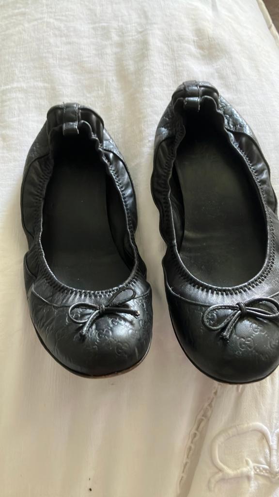 Gucci ballerina’s zwart 36, Kleding | Dames, Schoenen, Verzenden, Zo goed als nieuw, Zwart