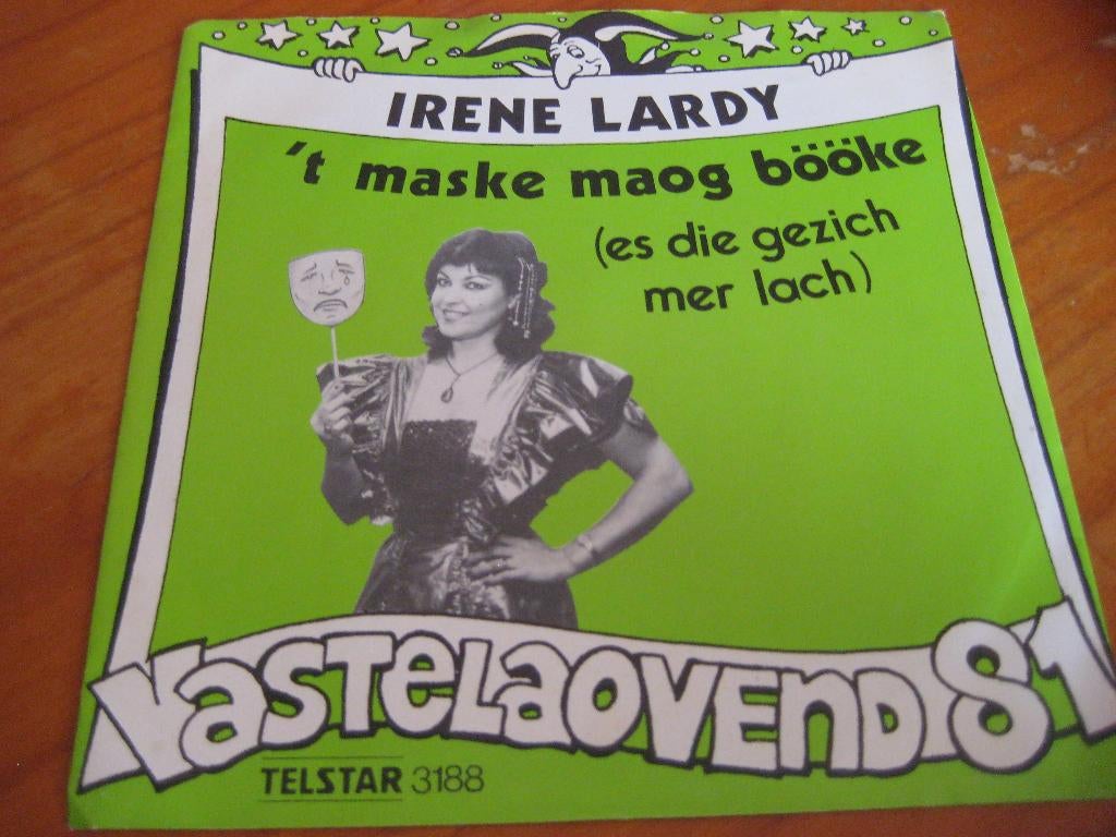 Irene Lardy: ´t Maske maog bööke, Ophalen of Verzenden, Zo goed als nieuw, Single
