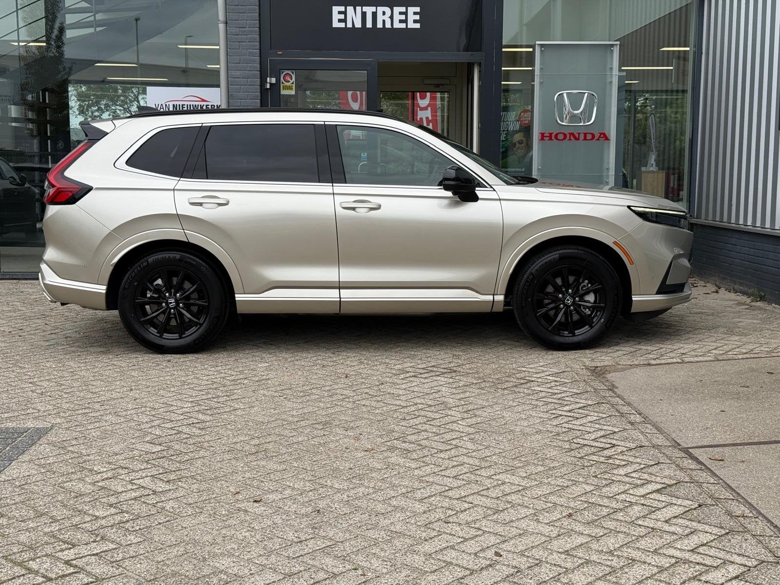 Honda CR-V 2.0 Plug-In Hybrid 184pk 2WD Automaat Advance Tec, Auto's, Automaat, Zwart, Beige, Bedrijf