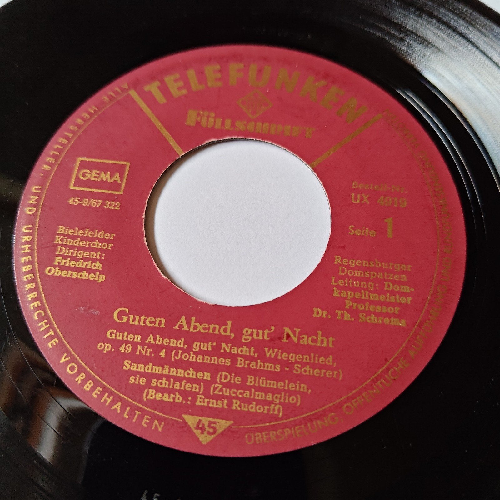 Vintage Polydor & Telefunken 7 inch singles (Schlager), Gebruikt, 7 inch, EP, Schlager