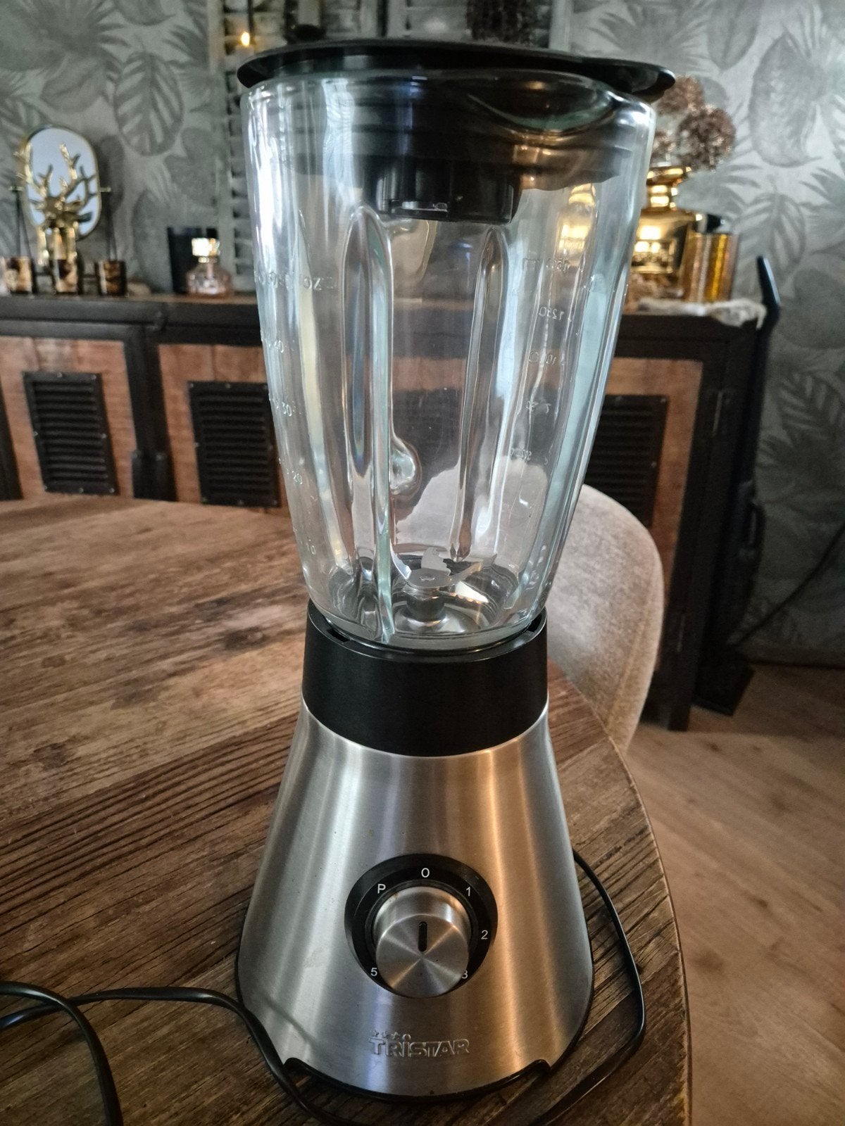 Tristar Blender BL-4436 - Krachtige 850W RVS Blender, Ophalen, Zo goed als nieuw, Blender