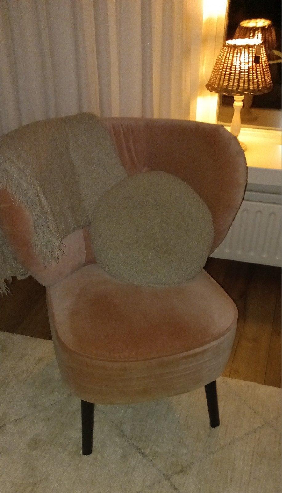 Fauteuil oud roze, Ophalen of Verzenden, Zo goed als nieuw, Minder dan 75 cm, 50 tot 75 cm