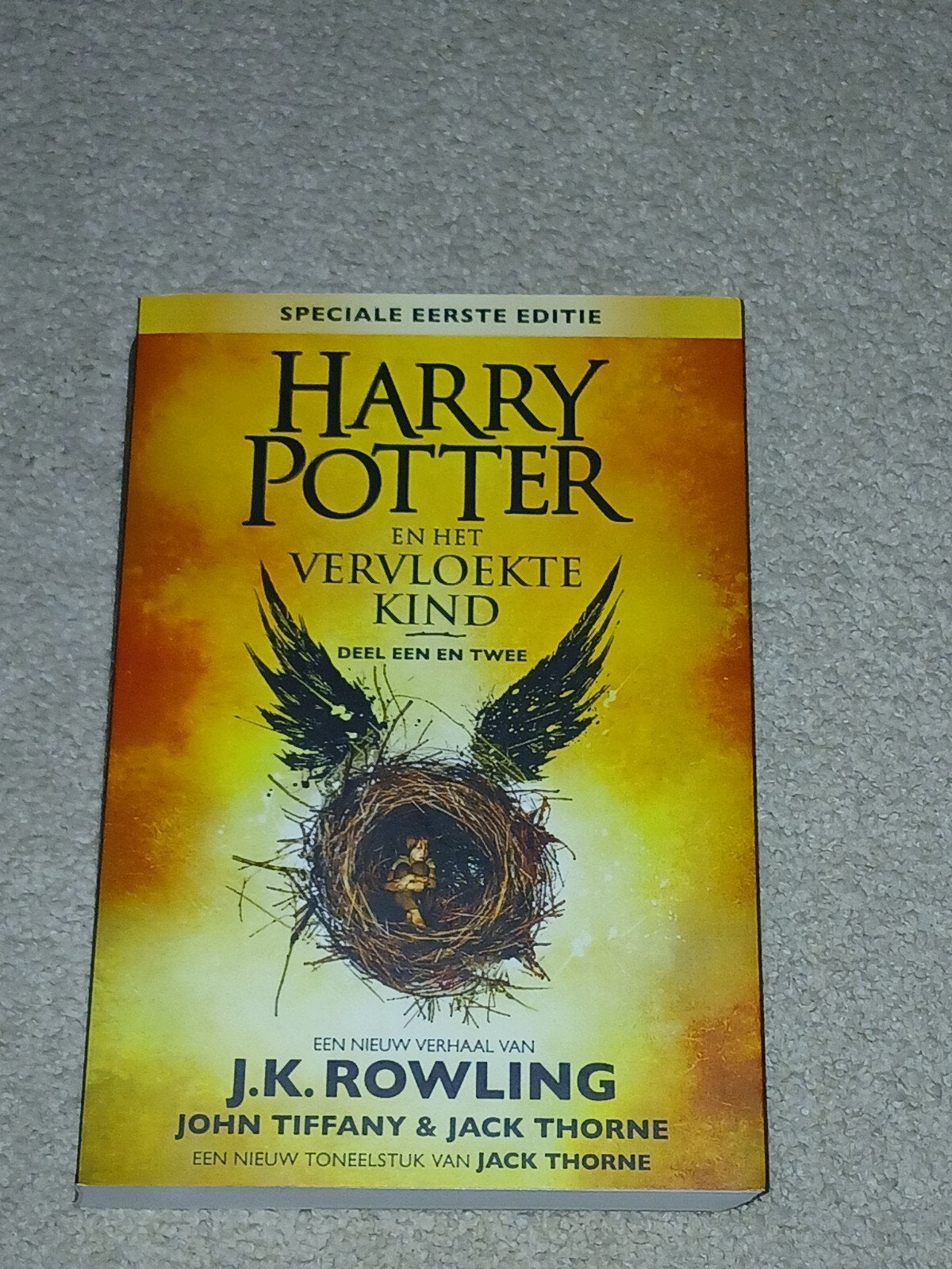 Harry Potter en het Vervloekte Kind - Speciale Eerste Editie, Verzamelen, Ophalen of Verzenden, Zo goed als nieuw, Boek of Poster