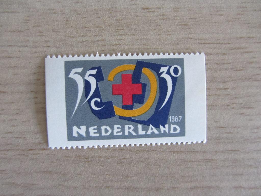 Nederland 1987 Rode Kruis Zegel uit PB36, Ophalen of Verzenden, Na 1940, Postfris