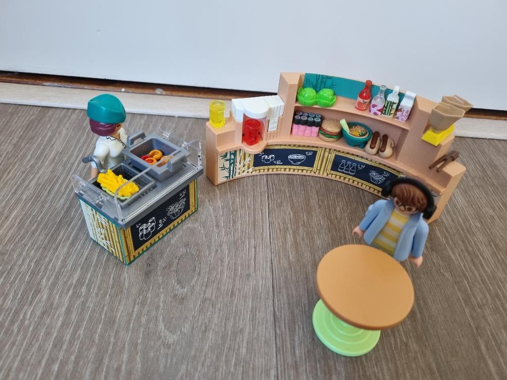 Snackbar/restaurant/winkel playmobil, Ophalen of Verzenden, Zo goed als nieuw, Complete set