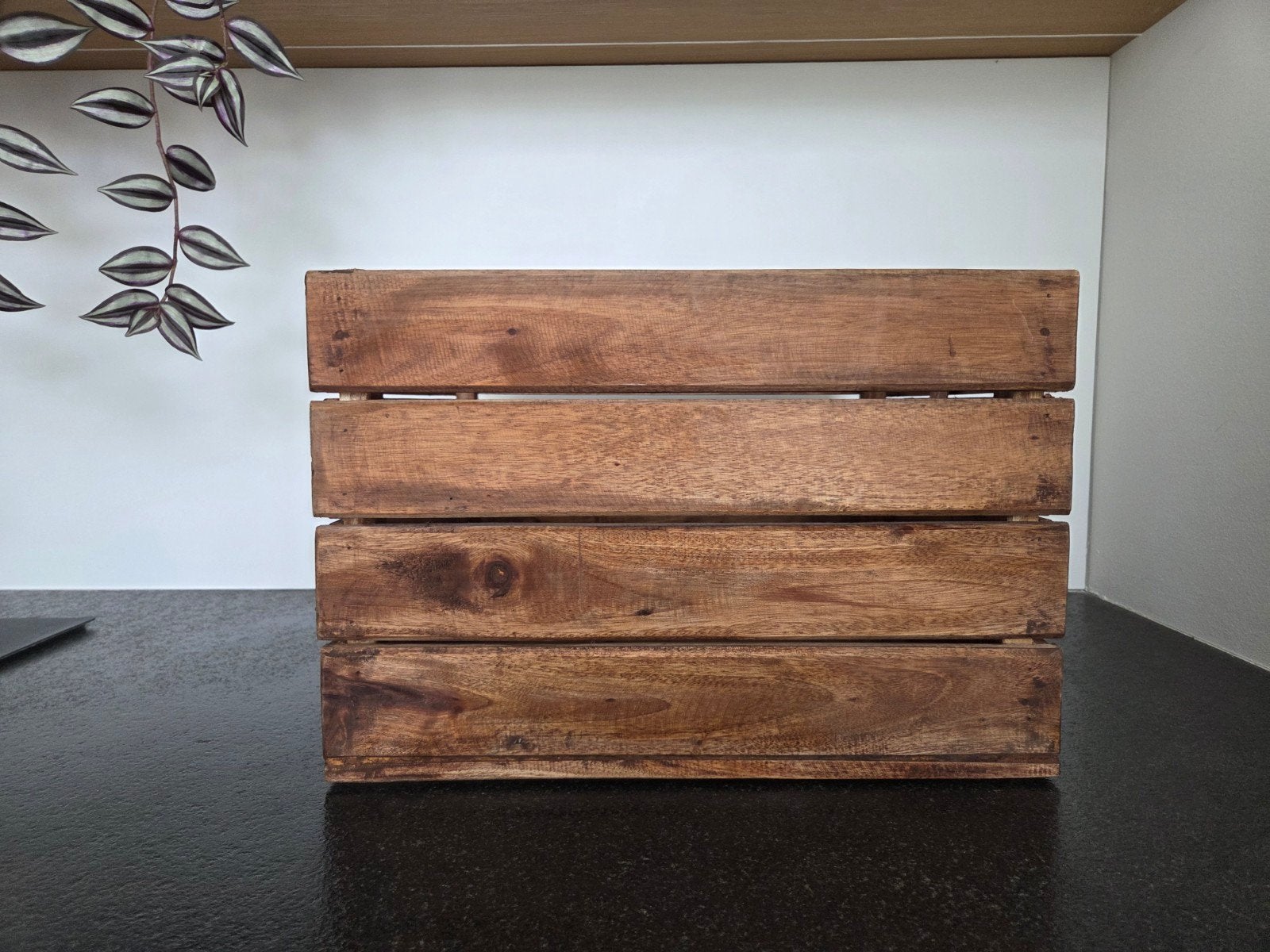 Handgemaakte kratten gerecycled hout, Ophalen, Nieuw, Rechthoekig, Hout