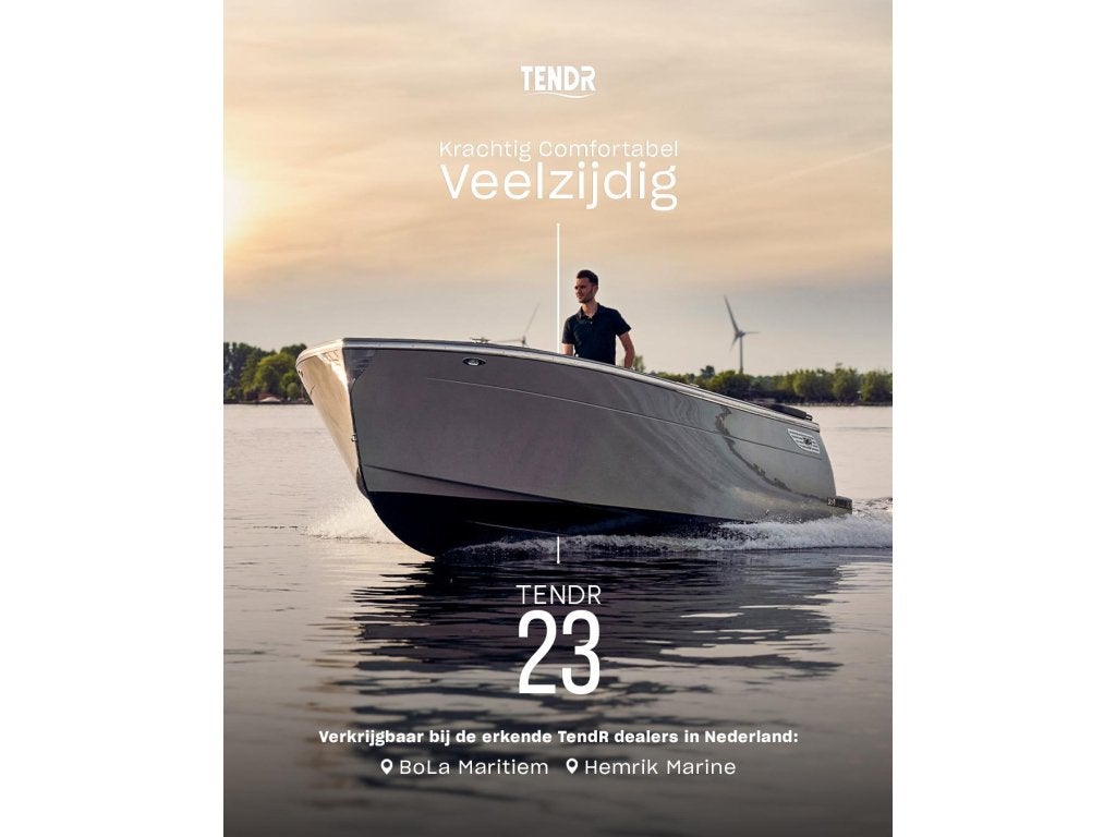 TendR 23 - Outboard - Elektrisch - Tender - Nieuw, Tender, Ceresweg 34-A Leeuwarden, Polyester, TendR Yachts