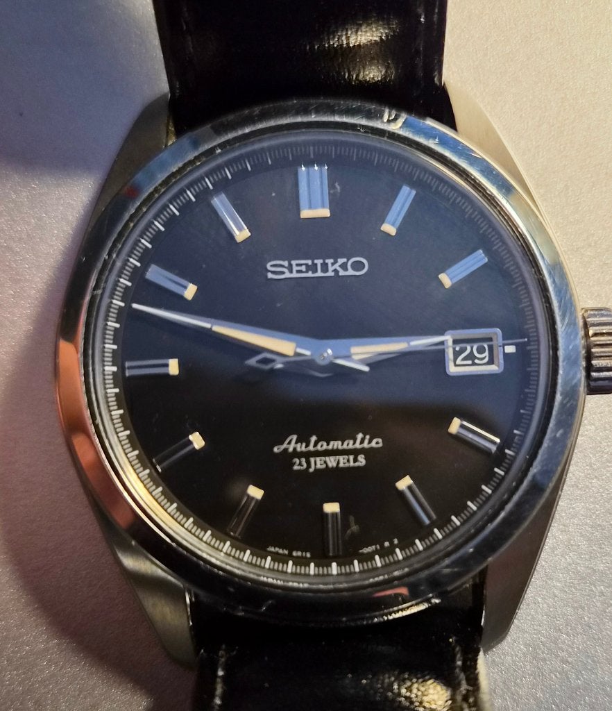 Seiko Sarb 033, Seiko, Leer, Staal, Polshorloge