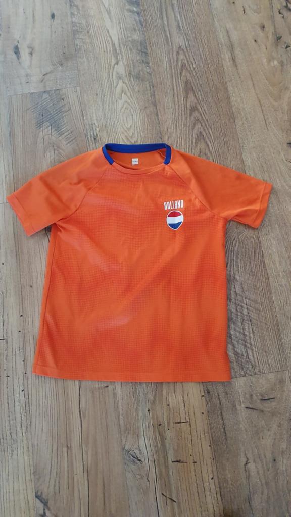 Oranje voetbal shirt maat 146/152, Jongen of Meisje, Ophalen of Verzenden, Zo goed als nieuw, Shirt of Longsleeve