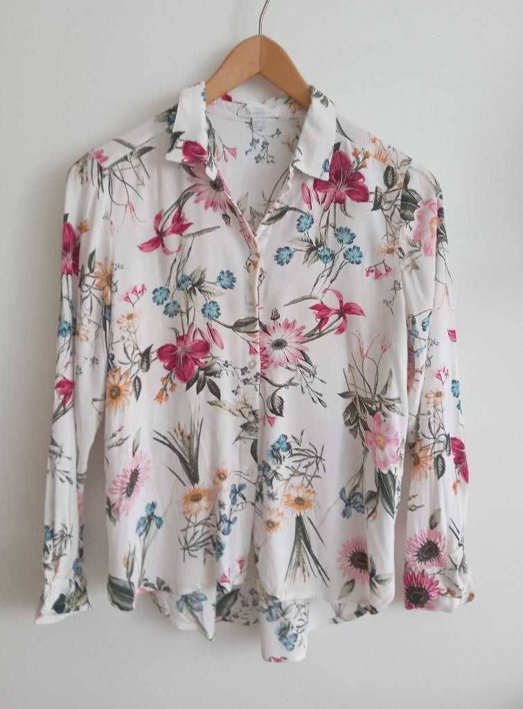 Springfield soepele bloemen blouse, maat 38, Kleding | Dames, Springfield, Nieuw, Stichting Angel's Choice, Angelschoice@gmail.com