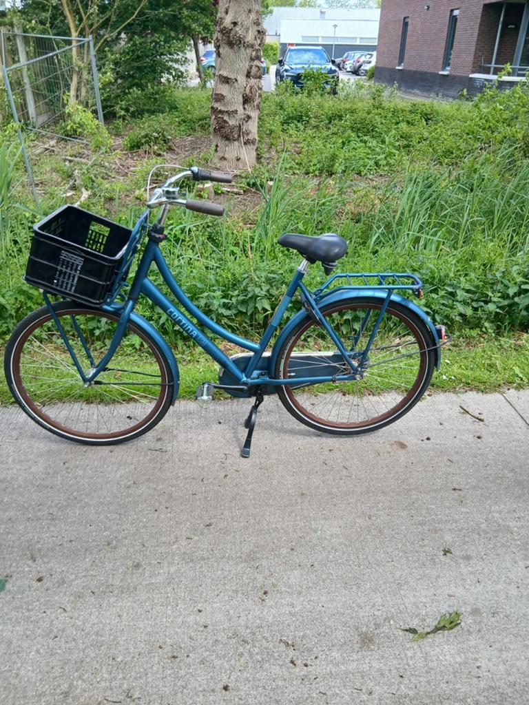 Nette cortina u4 damesfiets 3ver terugtraprem 28inc, Fietsen en Brommers, Fietsen | Dames | Omafietsen, 53 tot 56 cm, Ophalen