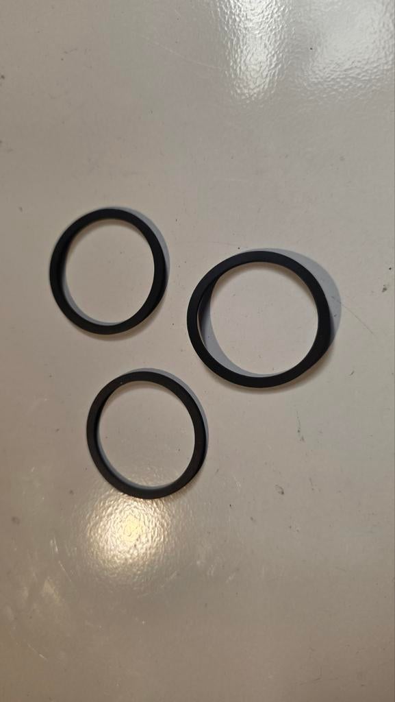 3x rubber voor rempotje Magura Zundapp Kreidler, Fietsen en Brommers, Brommeronderdelen | Kreidler, Nieuw, Overige typen, Ophalen of Verzenden