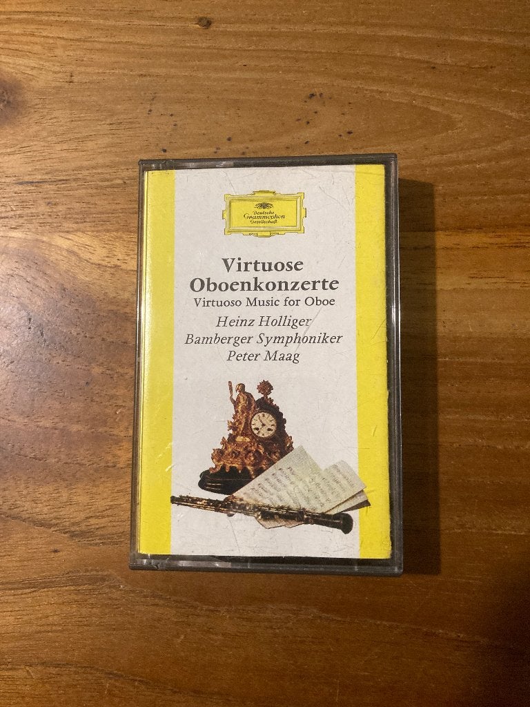 Cassette Virtuose Oboenkonzerte (Deutsche Grammophon / Heinz, Verzenden, Klassiek, 1 bandje, Zo goed als nieuw