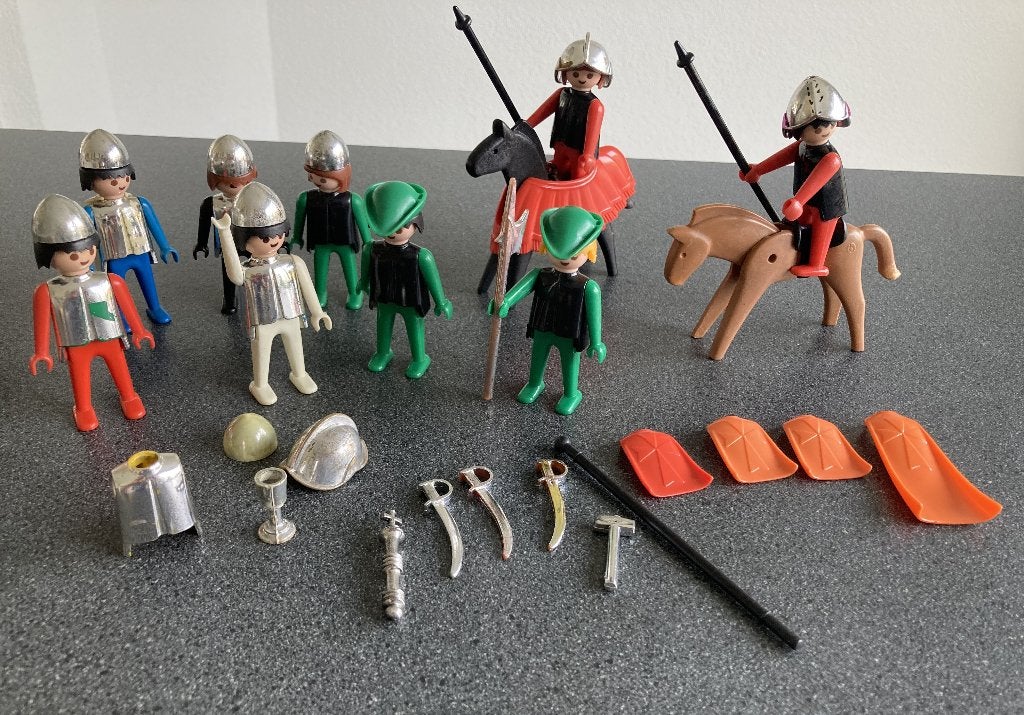 Playmobil onderd soldaten set 3265 3266 3291 3334 3380 3482, Kinderen en Baby's, Ophalen of Verzenden, Zo goed als nieuw, Losse onderdelen