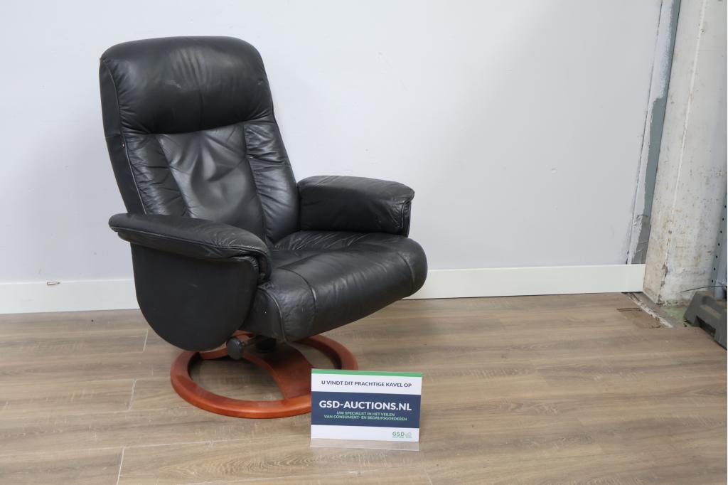 Skalma Scandinavische Lederen Relaxfauteuil, Ophalen of Verzenden, Niet ingevuld, Niet ingevuld, Niet ingevuld