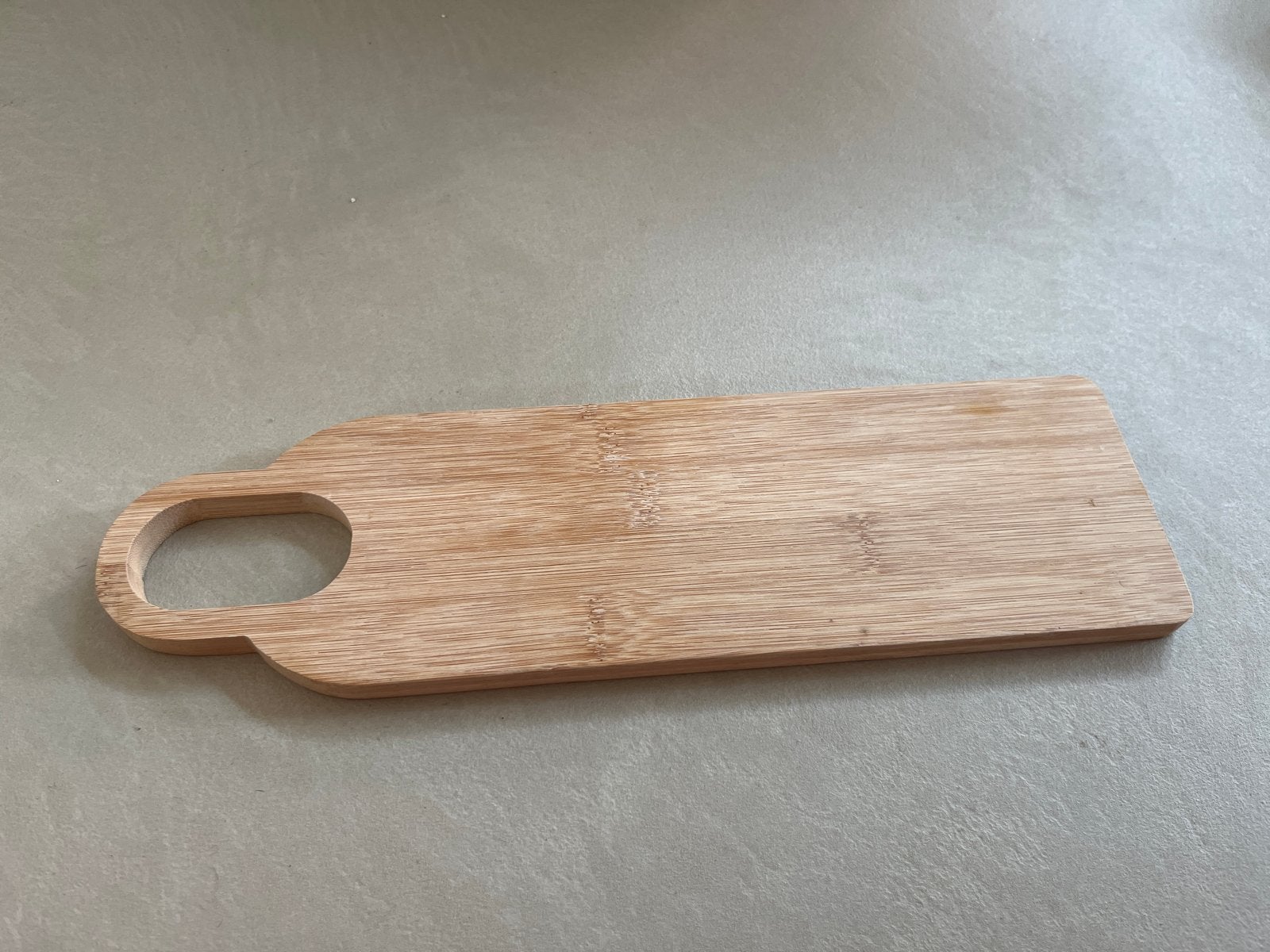Houten Kaasplankje / Serveerplank met Handvat, Hout, Snij-/serveerplank, Ophalen of Verzenden, Zo goed als nieuw