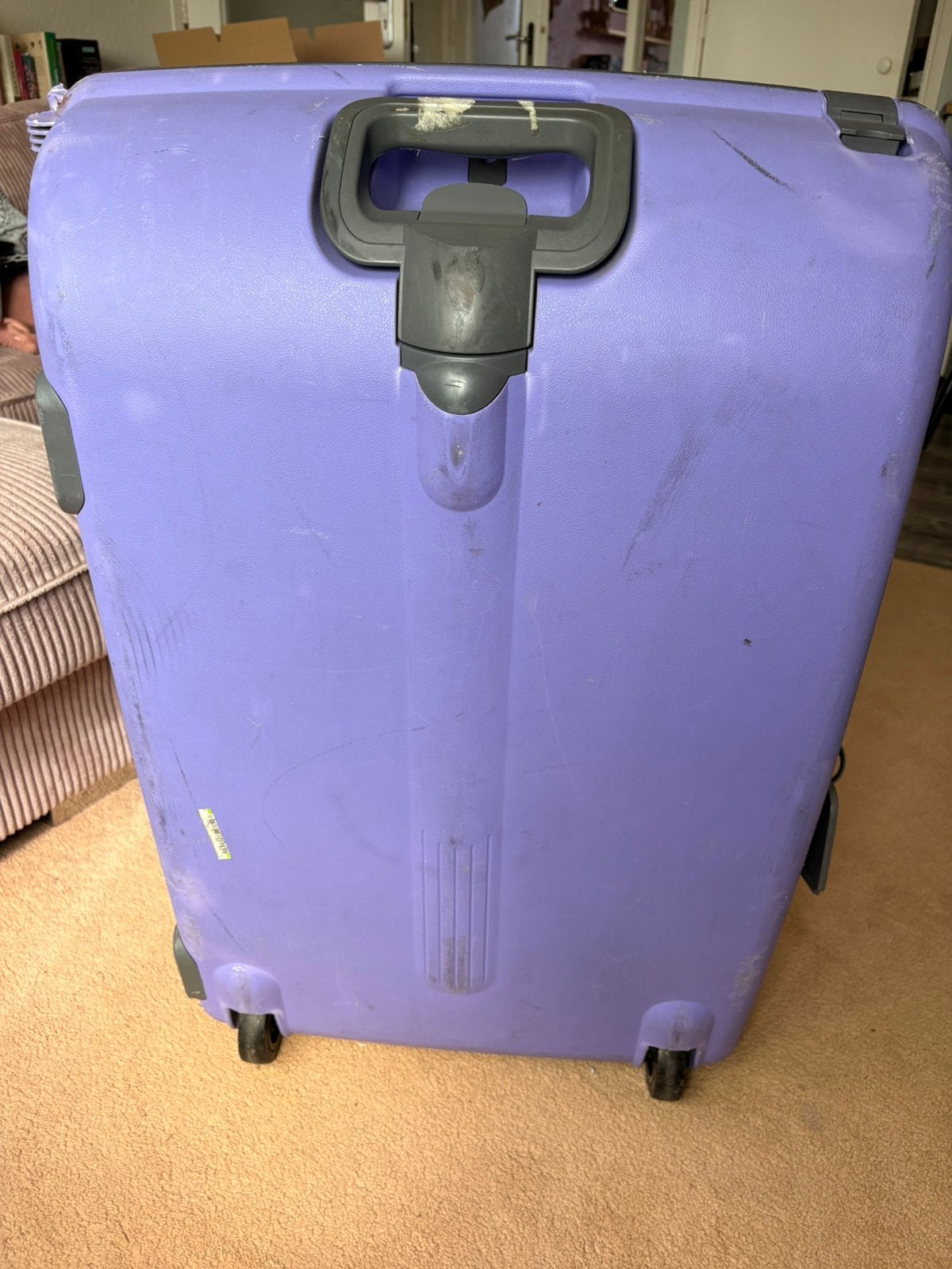 DE LILA TANK Carlton hardshell koffer 127L Onverwoestbaar!, Sieraden, Tassen en Uiterlijk, Koffers, Gebruikt, Hard kunststof, 70 cm of meer