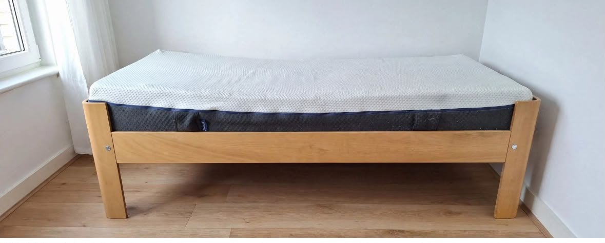 Auping auronde 3000 senioren bed, Ophalen, Verstelbaar, 90 cm, Eenpersoons