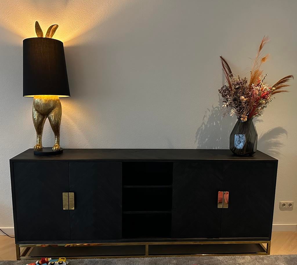 Richmond Blackbone Gold dressoir, Ophalen, Zo goed als nieuw, 25 tot 50 cm