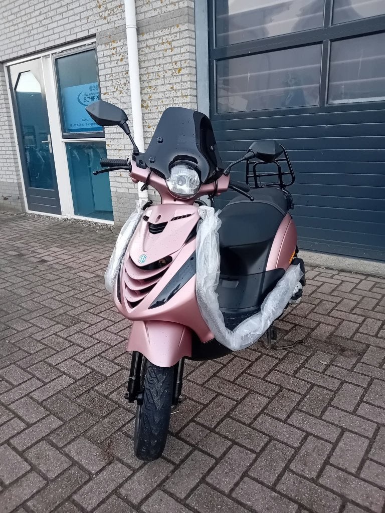 Piaggio Zip 4T Snor Mat Roze | Full Options | Garantie ✅, Overige modellen, Maximaal 45 km/u, N.V.T., Zo goed als nieuw