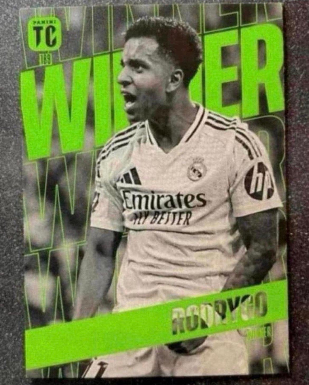 Panini Top Class 2025   WINNER   RODRYGO   REAL MADRID, Verzenden, Zo goed als nieuw, Plaatje