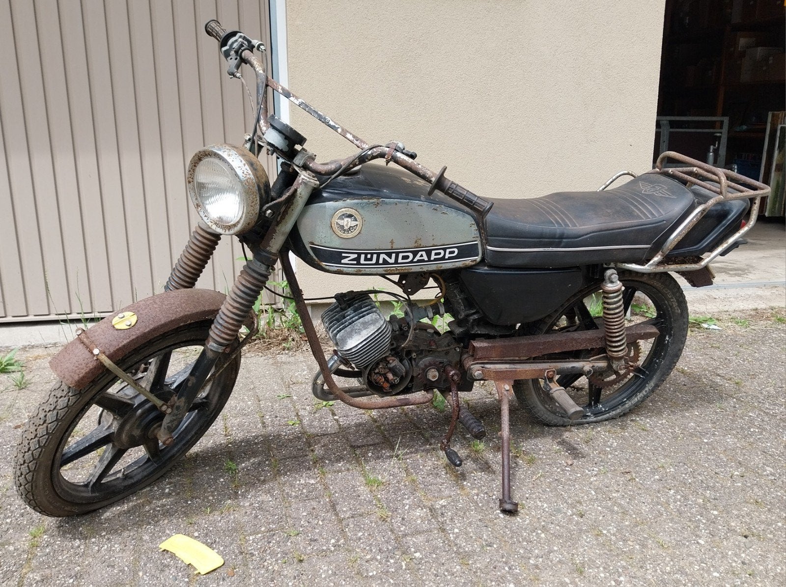 Zundapp KS-50 - 517 - 1977 - Restauratie of voor onderdelen, Fietsen en Brommers, Brommers | Zundapp, Ophalen, Gebruikt, Overige modellen