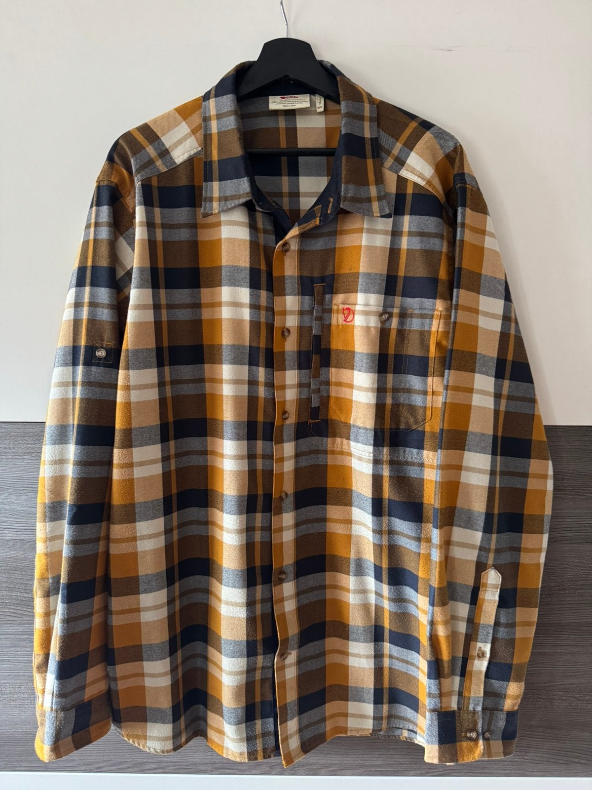 Fjallraven Fjallglim outdoor hemd hiking shirt xxxl, Ophalen of Verzenden, Zo goed als nieuw, Overige halswijdtes