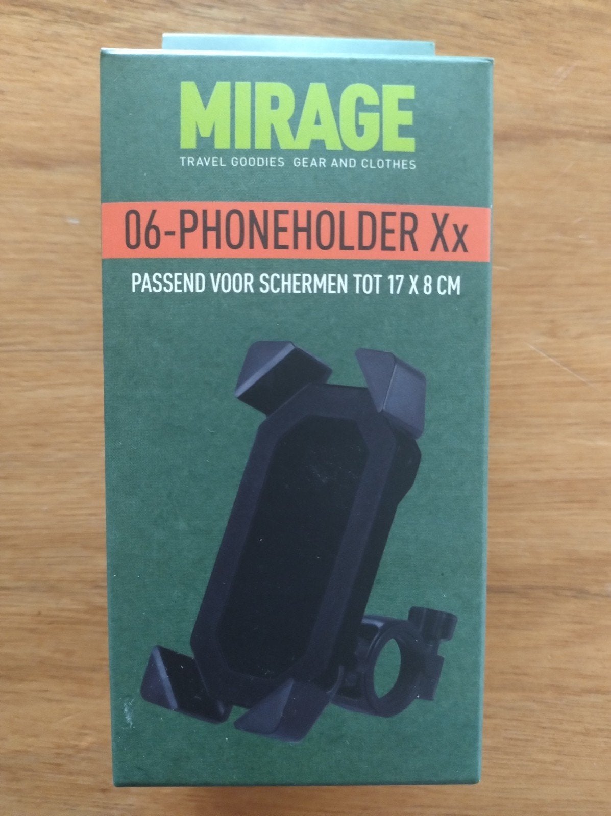 Mirage 06-Phoneholder - Telefoonhouder voor fiets/motor, Ophalen of Verzenden, Nieuw, Fiets