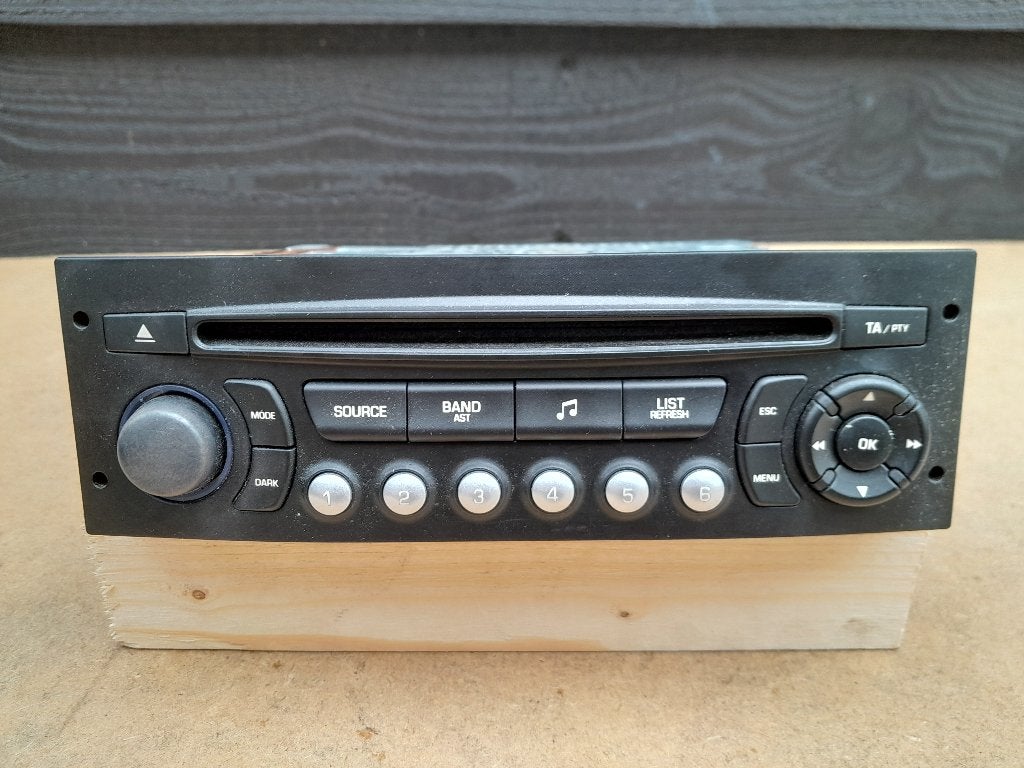 Originele AUTORADIO - PEUGEOT 207 207+ SW CC JUMPY EXPERT, Verzenden, Gebruikt
