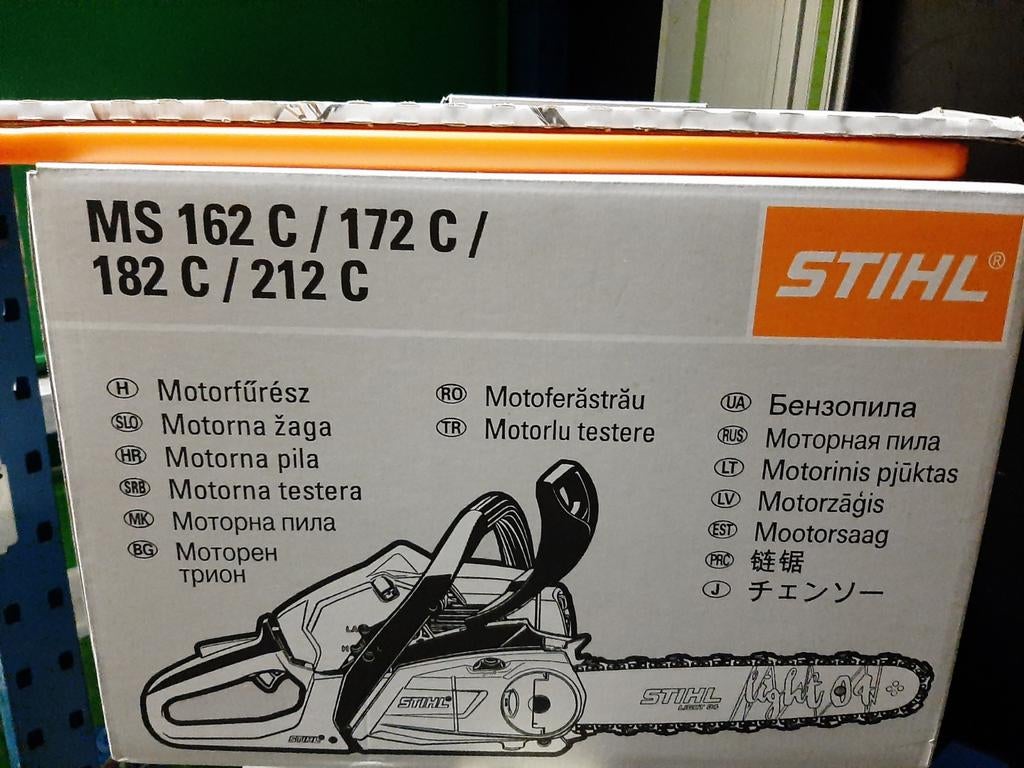 Stihl 212c, Ophalen, Stihl, 70 mm of meer, Kettingzaag