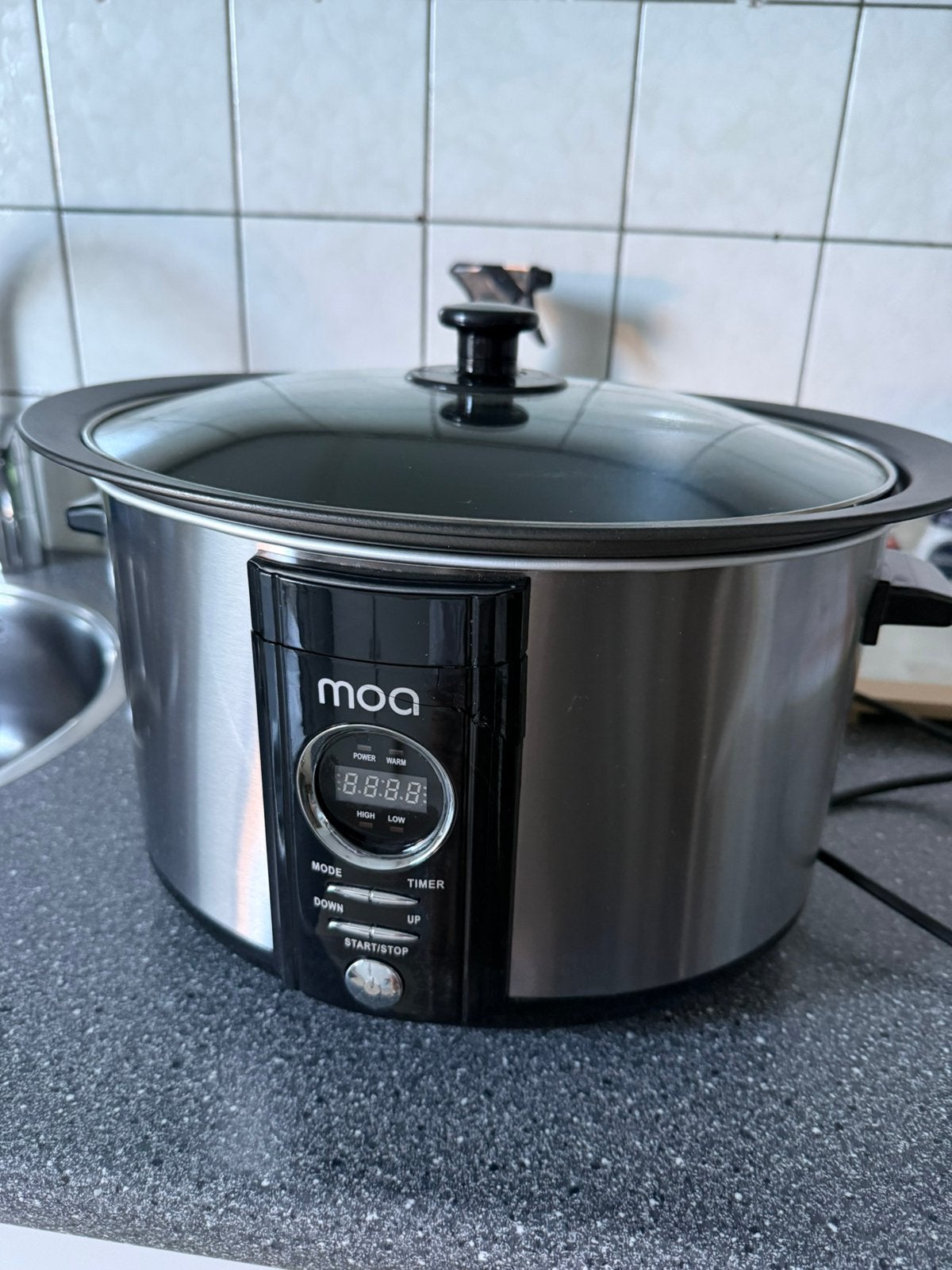 Slowcooker moa, Ophalen, Gebruikt
