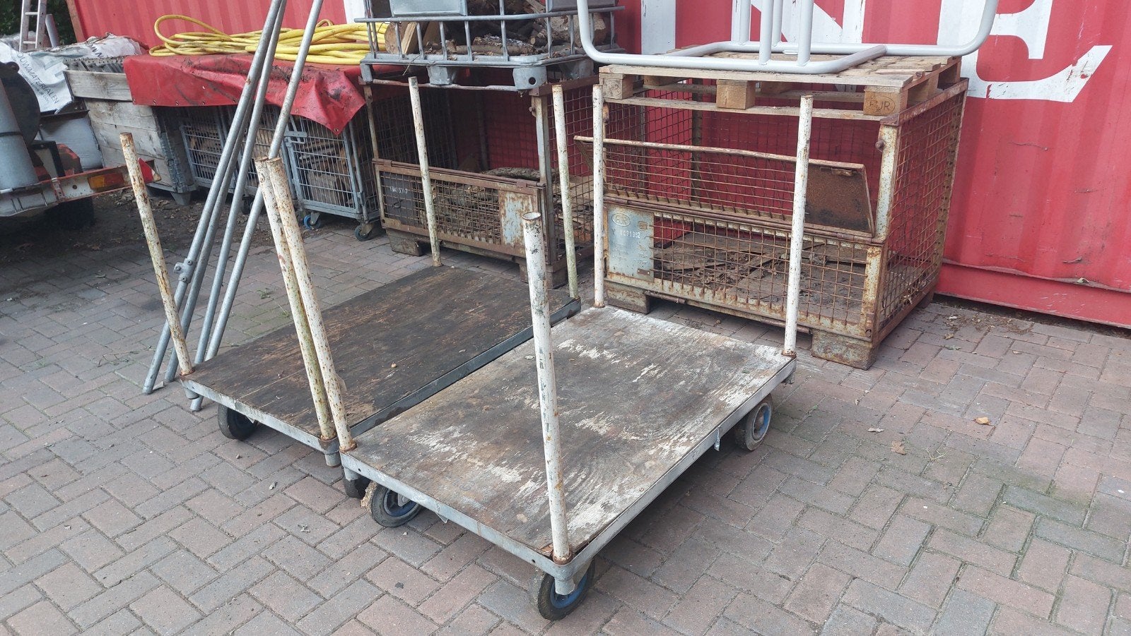 Transporter kar 80x120cm, Doe-het-zelf en Verbouw, Transportwagens, 100 liter of meer, Ophalen, Transportkar