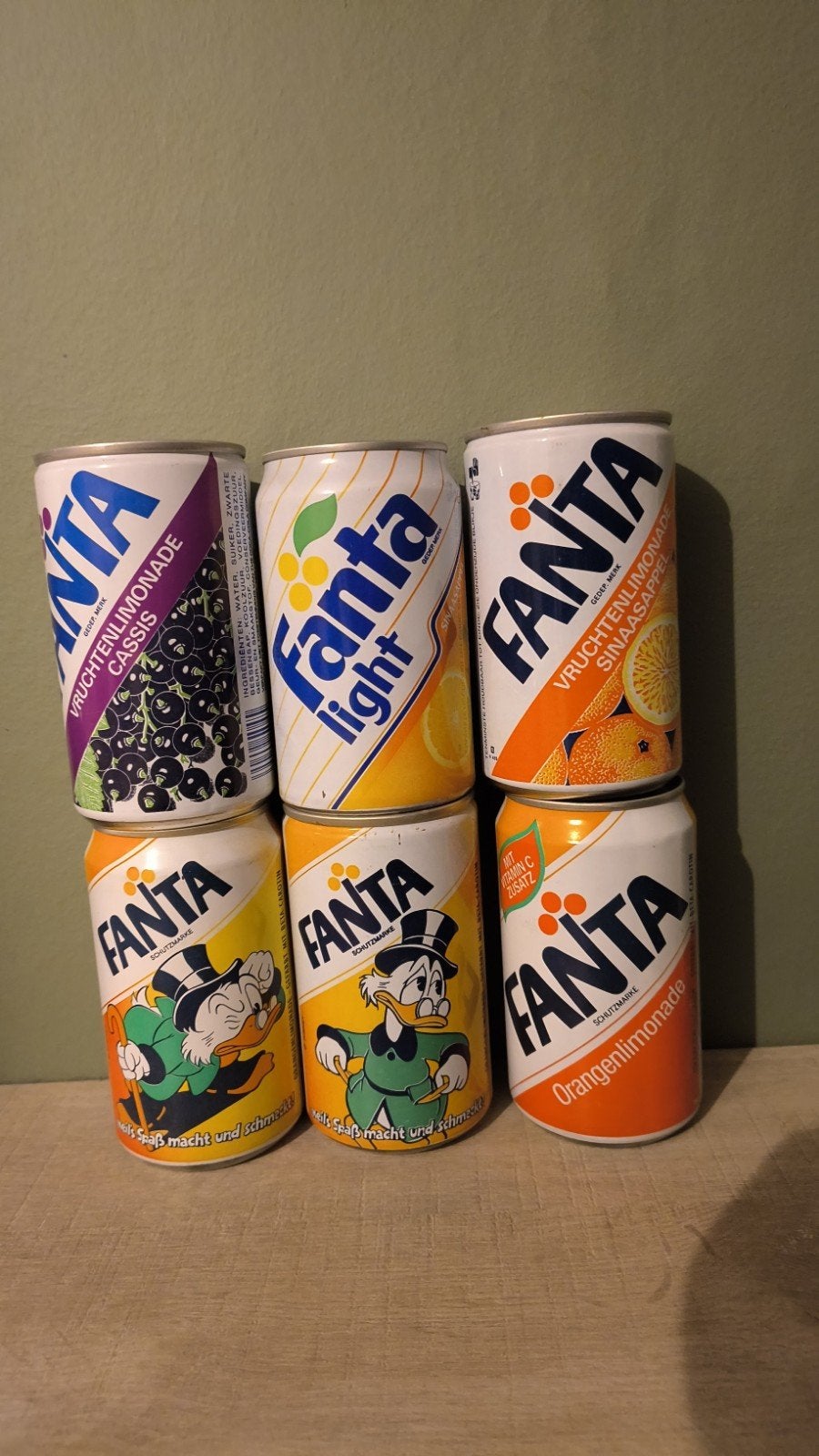 Oude Fanta blikjes (leeg) - Diverse smaken en designs, Verzamelen, Ophalen of Verzenden, Gebruikt