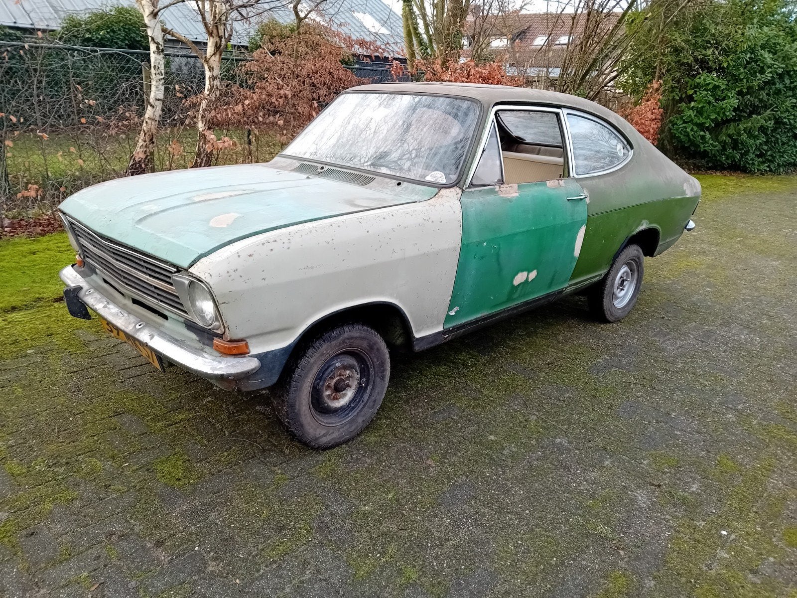 Opel kadett b coupe in onderdelen, Ophalen