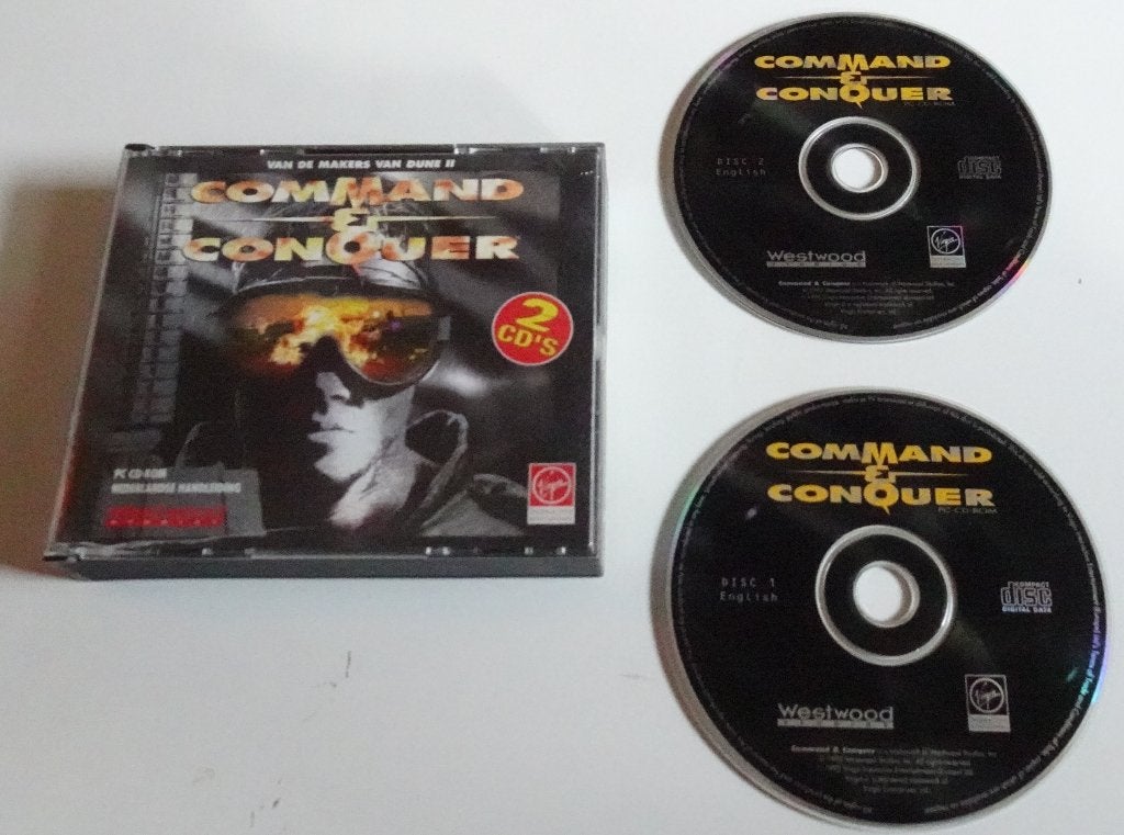 Command & Conquer (2 discs) voor PC CD-ROM, Ophalen, 1 speler, Zo goed als nieuw, Strategie en Constructie