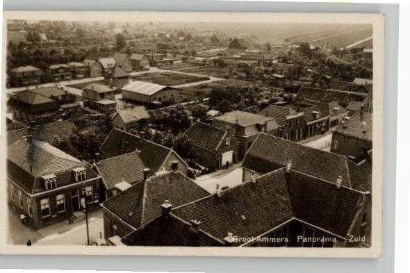 Groot Ammers Panorama Zuid fotokaart jaren 30