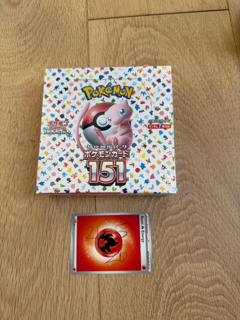 Pokémon 151 Booster box Japan JP, Ophalen of Verzenden, Nieuw, Boosterbox