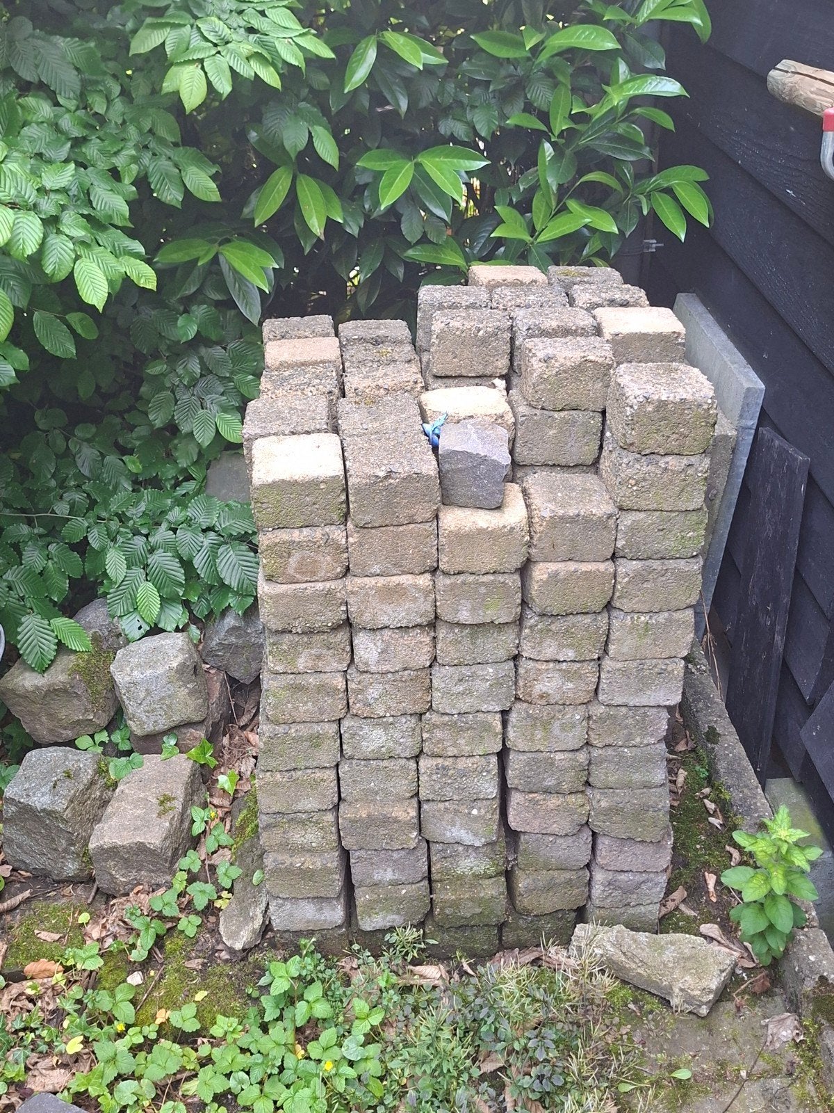 Gebruikte klinkers voor tuin of oprit, Tuin en Terras, Tegels en Klinkers, Gebruikt, Klinkers, Ophalen of Verzenden, Minder dan 5 m²