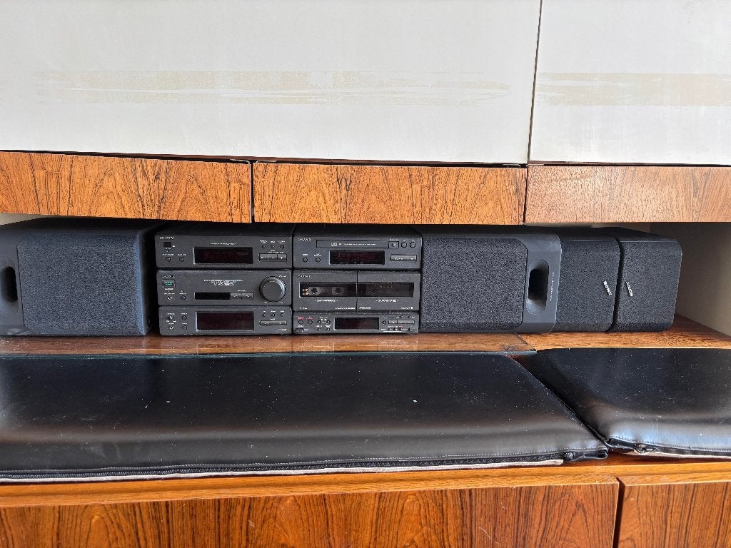 cd cassette deck Sony vintage, Ophalen, Gebruikt, Tuner of Radio, Microset