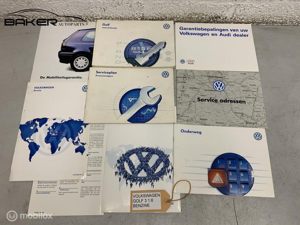 Instructieboekje Volkswagen Golf III ('91-'97), Gebruikt, Volkswagen, Ophalen of Verzenden, Volkswagen