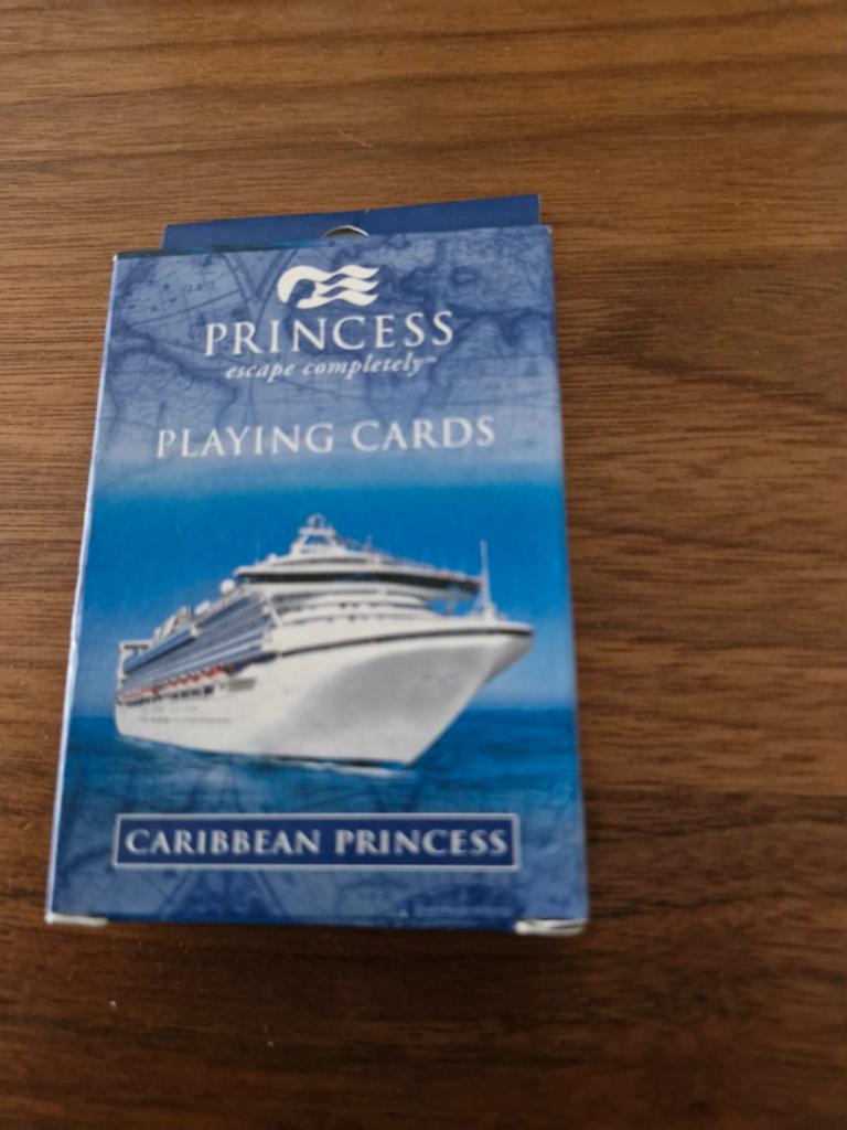 Speelkaarten Cruise Line Princess Caribbean, Ophalen of Verzenden, Zo goed als nieuw, Speelkaart(en)