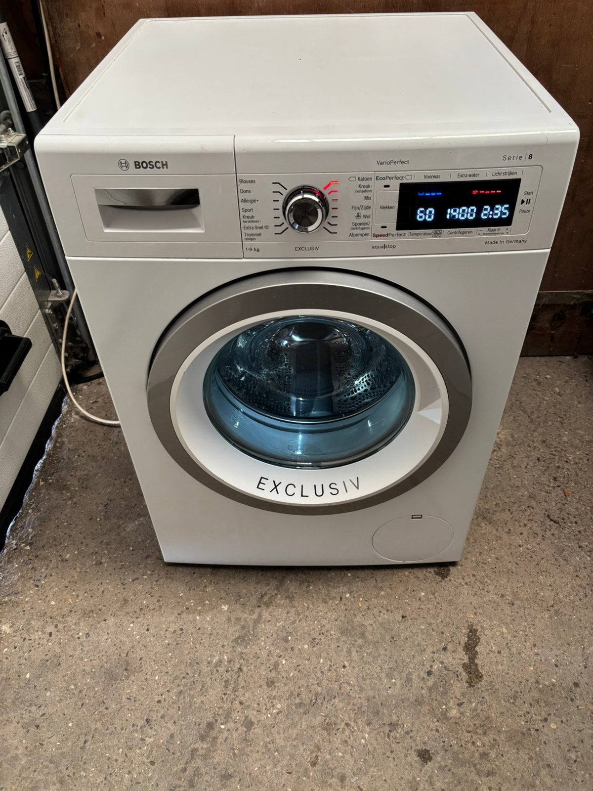 Schitterend Bosch wasmachine , 9 Kilo , A+++, Witgoed en Apparatuur, Wasmachines, Zo goed als nieuw, Voorlader, 8 tot 10 kg, 85 tot 90 cm