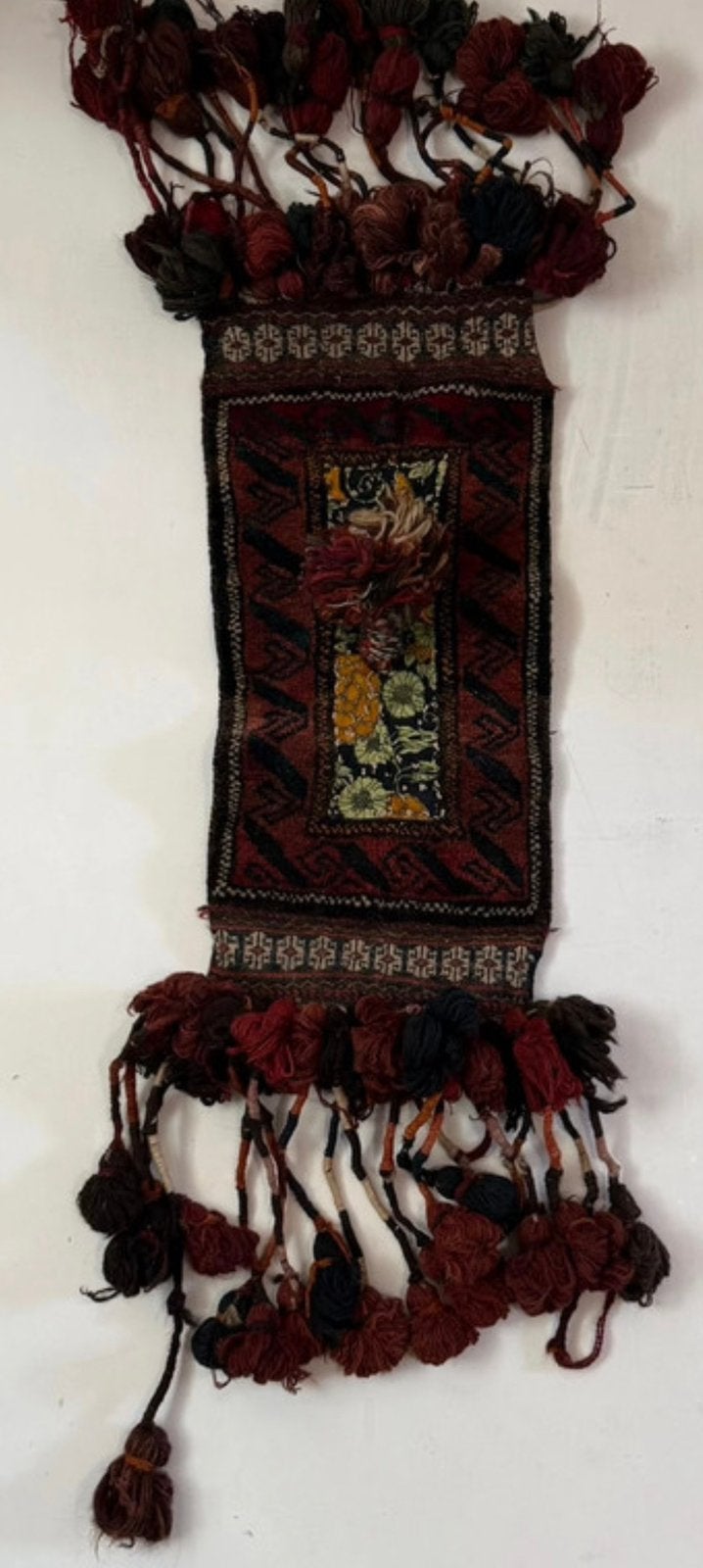 Unique antique 19s Turkmen Asmalyk rug 11035., Ophalen of Verzenden