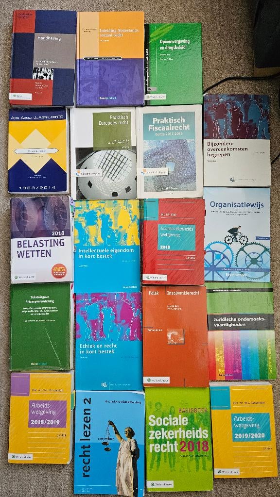 Studieboeken Rechten, Boeken, Studieboeken en Cursussen, Zo goed als nieuw, HBO, Gamma, Ophalen of Verzenden